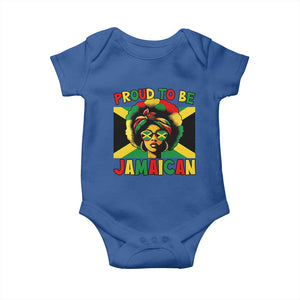 Proud To Be Jamaican Baby Onesie Jamaica Pride Flag Girl Sunglasses TS11 Royal Blue Print Your Wear