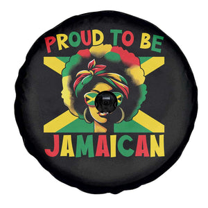 Proud To Be Jamaican Spare Tire Cover Jamaica Pride Flag Girl Sunglasses TS11 Print Your Wear