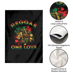 Reggae One Love Garden Flag Rasta Music Jamaican Pride Headphones Lion TS11 Print Your Wear