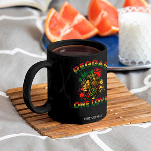 Reggae One Love Coffee Mug Rasta Music Jamaican Pride Headphones Lion TS11 Print Your Wear