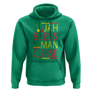 Who Jah Bless No Man Curse Hoodie Jamaica Flag Rasta Reggae Roots TS11 Irish Green Print Your Wear