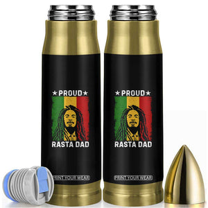 Proud Rasta Dad Bullet Tumbler Rastafarian Jamaica Father's Day TS11 Black Print Your Wear