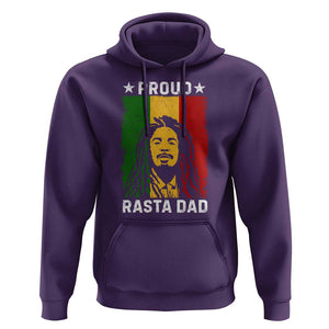 Proud Rasta Dad Hoodie Rastafarian Jamaica Father's Day TS11 Purple Print Your Wear