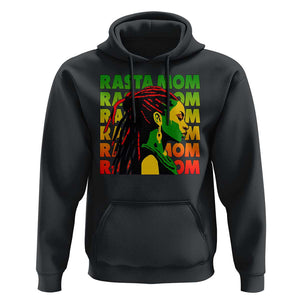 Rasta Mom Hoodie Jamaican Black Girls Flag Dreadlocks TS11 Black Print Your Wear
