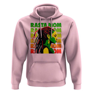 Rasta Mom Hoodie Jamaican Black Girls Flag Dreadlocks TS11 Light Pink Print Your Wear