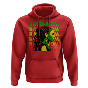 Rasta Mom Hoodie Jamaican Black Girls Flag Dreadlocks TS11 Red Print Your Wear