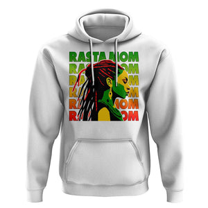 Rasta Mom Hoodie Jamaican Black Girls Flag Dreadlocks TS11 White Print Your Wear