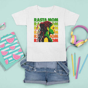 Rasta Mom T Shirt For Kid Jamaican Black Girls Flag Dreadlocks TS11 White Print Your Wear