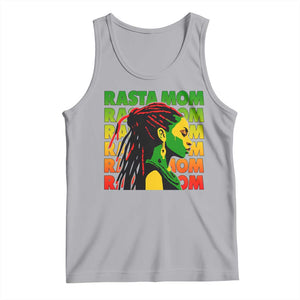 Rasta Mom Tank Top Jamaican Black Girls Flag Dreadlocks TS11 Athletic Heather Print Your Wear