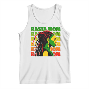 Rasta Mom Tank Top Jamaican Black Girls Flag Dreadlocks TS11 White Print Your Wear