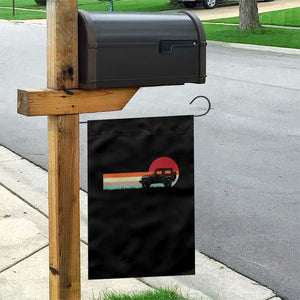 Off Road QUAD ATV Car Vintage Retro Sunset Garden Flag TS11 Print Your Wear