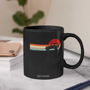 Off Road QUAD ATV Car Vintage Retro Sunset Coffee Mug TS11 Print Your Wear