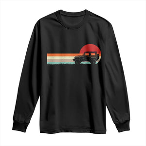 Off Road QUAD ATV Car Vintage Retro Sunset Long Sleeve Shirt TS11 Black Print Your Wear
