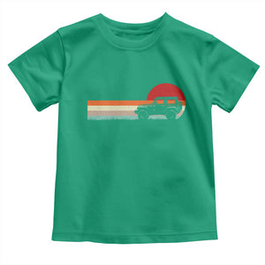 Off Road QUAD ATV Car Vintage Retro Sunset Toddler T Shirt TS11 Irish Green Print Your Wear