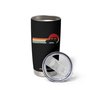 Off Road QUAD ATV Car Vintage Retro Sunset Tumbler Cup TS11 Print Your Wear