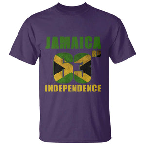Jamaica 63rd Independence T Shirt Jamaican Pride TS11 Purple Print Your Wear