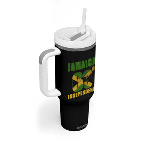 Jamaica 63rd Independence Tumbler With Handle Jamaican Pride TS11 Print Your Wear