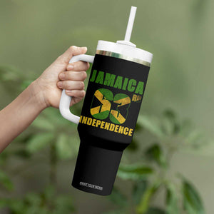 Jamaica 63rd Independence Tumbler With Handle Jamaican Pride TS11 Print Your Wear