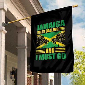 Funny Jamaica Is Calling And I Must Go Garden Flag Jamaican Flag Travel TS11 Print Your Wear