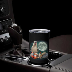Funny Neil The Seal Howling at Moon 90s Retro Tumbler Cup TS11 Print Your Wear