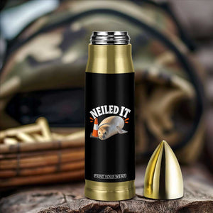 Neil The Seal Nailed It Bullet Tumbler Funny Tasmania Elephant Seal Traffic Cone Meme Art TS11 Print Your Wear