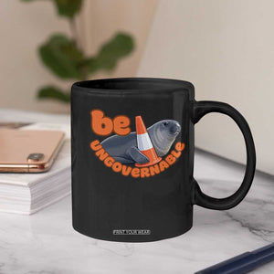 Neil The Seal Be Ungovernable Coffee Mug Funny Tasmania Elephant Seal Road TS11 Print Your Wear