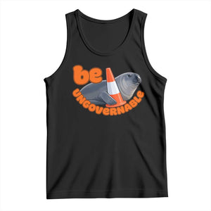 Neil The Seal Be Ungovernable Tank Top Funny Tasmania Elephant Seal Road TS11 Black Print Your Wear