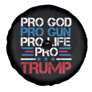 Trump Supporters Spare Tire Cover Pro God Pro Gun Pro Life Pro Trump Election Star TS11 Print Your Wear
