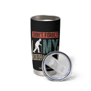 Funny Dont Forget My Discount Tumbler Cup Old People Gag Retro Sunset TS11 Print Your Wear