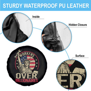 Workers Over Billionaires Spare Tire Cover Social Justice Statue Of Liberty TS11 Print Your Wear
