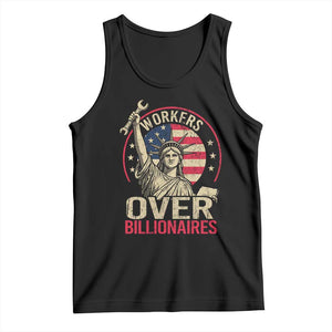 Workers Over Billionaires Tank Top Social Justice Statue Of Liberty TS11 Black Print Your Wear
