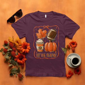 Tis The Season Fall Thanksgiving T Shirt Retro Coquette Bow American Football Pumpkin TS11 Maroon Print Your Wear