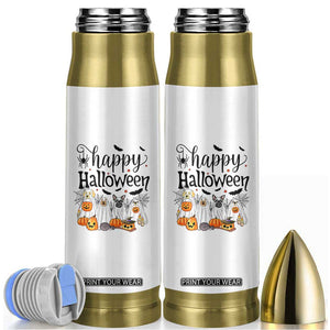Happy Halloween Dog Ghost Spooky Season Bullet Tumbler TS11 White Print Your Wear