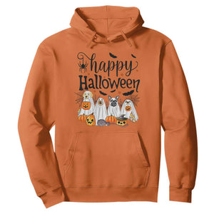 Happy Halloween Dog Ghost Spooky Season Hoodie TS11 Orange Print Your Wear