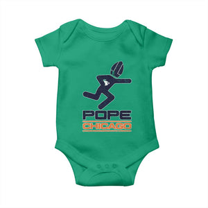 Chicago Pope Leo XIV American Football Baby Onesie TS11 Irish Green Print Your Wear