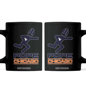 Chicago Pope Leo XIV American Football Coffee Mug TS11 Black Print Your Wear
