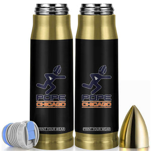 Chicago Pope Leo XIV American Football Bullet Tumbler TS11 Black Print Your Wear