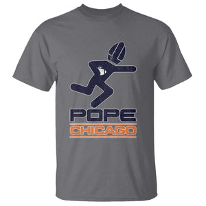 Chicago Pope Leo XIV American Football T Shirt TS11 Charcoal Print Your Wear