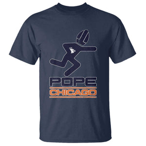 Chicago Pope Leo XIV American Football T Shirt TS11 Navy Print Your Wear