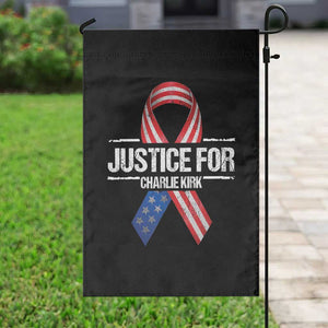 Justice For Charlie Kirk Garden Flag Patriotic Tribute Human Rights Activist TS11 Print Your Wear
