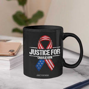 Justice For Charlie Kirk Coffee Mug Patriotic Tribute Human Rights Activist TS11 Print Your Wear