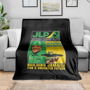 Andrew Holness Throw Blanket Building Jamaica For A Brighter Future Jamaica Labour Party TS11 Print Your Wear
