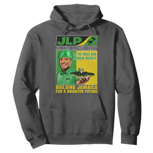 Andrew Holness Hoodie Building Jamaica For A Brighter Future Jamaica Labour Party TS11 Dark Heather Print Your Wear