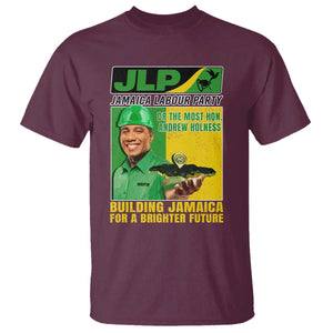 Andrew Holness T Shirt Building Jamaica For A Brighter Future Jamaica Labour Party TS11 Maroon Print Your Wear