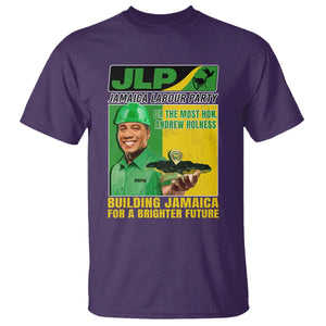 Andrew Holness T Shirt Building Jamaica For A Brighter Future Jamaica Labour Party TS11 Purple Print Your Wear
