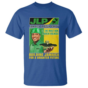 Andrew Holness T Shirt Building Jamaica For A Brighter Future Jamaica Labour Party TS11 Royal Blue Print Your Wear