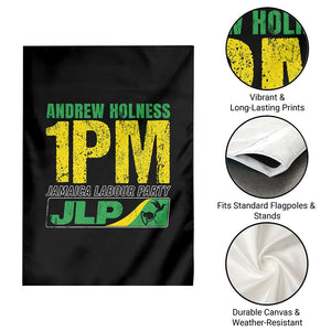 1PM Jamaica Andrew Holness Garden Flag Jamaica Labour Party JPL Supporter TS11 Print Your Wear
