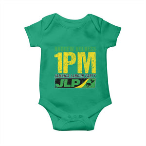 1PM Jamaica Andrew Holness Baby Onesie Jamaica Labour Party JPL Supporter TS11 Irish Green Print Your Wear