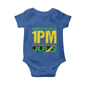 1PM Jamaica Andrew Holness Baby Onesie Jamaica Labour Party JPL Supporter TS11 Royal Blue Print Your Wear