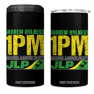 1PM Jamaica Andrew Holness 4 in 1 Can Cooler Tumbler Jamaica Labour Party JPL Supporter TS11 One Size: 16 oz Black Print Your Wear